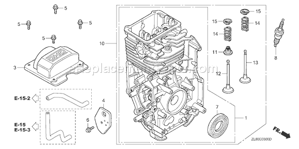 Honda GC135 (Type WKT2)(VIN# GCAJ-1000001-9999999) Small Engine Page G Diagram