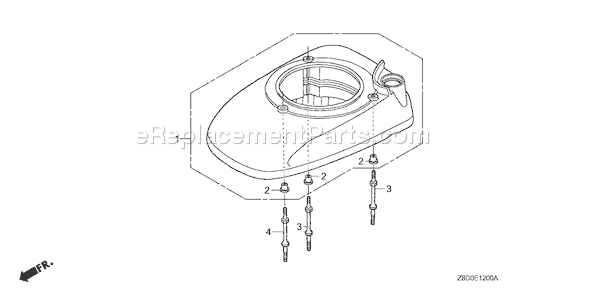 Honda GCV190LA (Type N1A)(VIN# GJAAA-1607129) Small Engine Page G Diagram