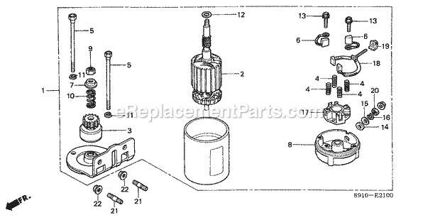 Honda GV400K1 (Type ADJD)(VIN# GV400-2000001-2094026) Small Engine Page N Diagram