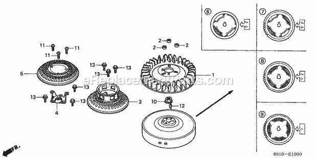 Honda GV400K1 (Type BDJJ)(VIN# GV400-2000001-2094026) Small Engine Page L Diagram