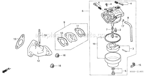 Honda Small Engine | GV400 | eReplacementParts.com