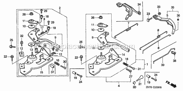 Honda GX120K1 (Type WKT2)(VIN# GC01-2000001-4299999) Small Engine Page O Diagram