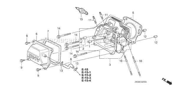 Honda Small Engine | GX200 | eReplacementParts.com