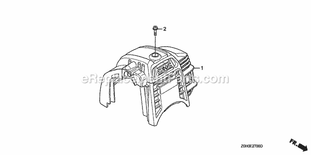 Honda GX25 (Type TA)(VIN# GCAAM-1000001-1199999) Small Engine Page K Diagram