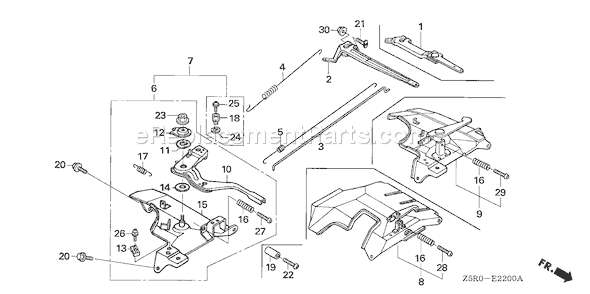 Honda GX390U1 (Type VME2)(VIN# GCANK-1000001) Engine Page D Diagram