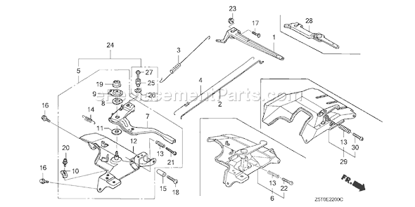 Honda GX390UT1 (Type SHQ4)(VIN# GCAKT-1000001) Small Engine Page D Diagram