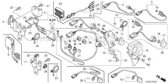 Honda GX440IU (Type QLC2)(VIN# GCAWK-1000001) Small Engine Page D Diagram