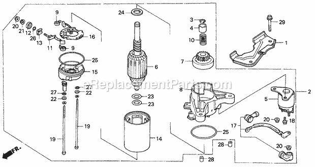 Honda H4013 (Type SAN/B)(VIN# GJAA-1000001-9999999) Lawn Tractor Page J Diagram