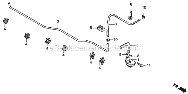 Honda H4514H (Type HSA/B)(VIN# GA01-1100001-9999999) Lawn Tractor Page AC Diagram