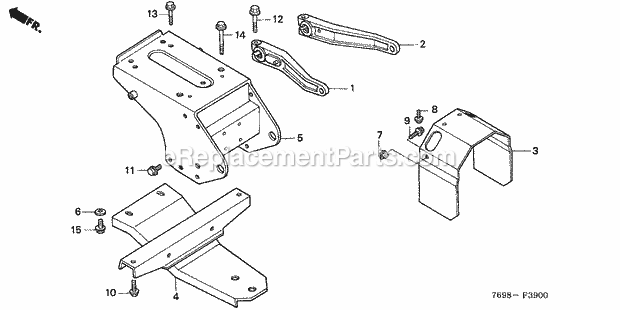 Honda H5518 (Type A2/B)(VIN# GAAD-1000001-1016931) Multi Purpose Tractor Page AY Diagram