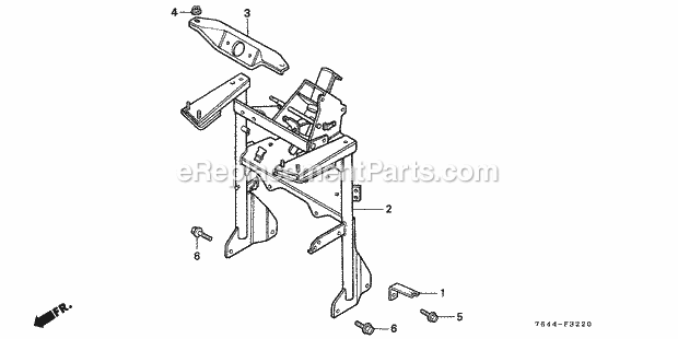 Honda H6522 (Type A4H/A)(VIN# GRB-1000001-1006713) Compact Tractor Page AY Diagram