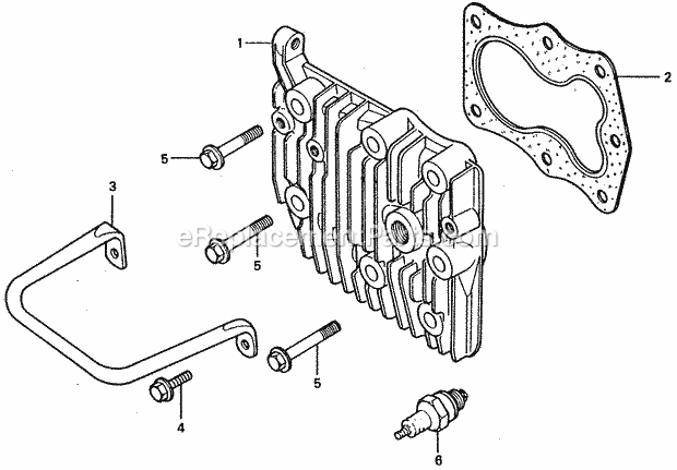 Honda HR21 (Type SXA)(VIN# GV150-2013842-2090532) Lawn Mower Cylinder Head Diagram