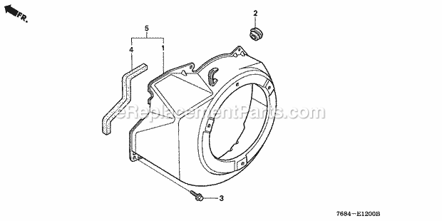 Honda HS828 (Type TAS)(VIN# GC04-1000001-1528199) Snow Blower Page H Diagram