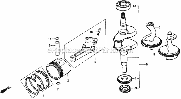 Honda HT-R3009 (Type SA)(VIN# GJ01-1035001-9999999) Riding Mower Page E Diagram