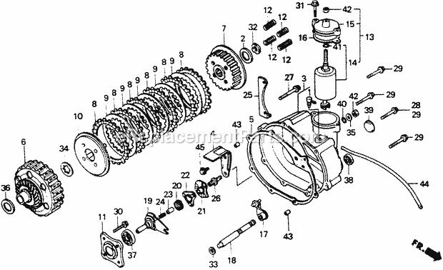 Honda HT-R3811 (Type SA)(VIN# GJ02-1010001-9999999) Riding Mower Page O Diagram