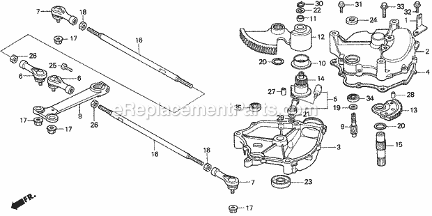 Honda RT5000 (Type A)(VIN# GC05-1000001-9999999) Multi Purpose Tractor Page O Diagram