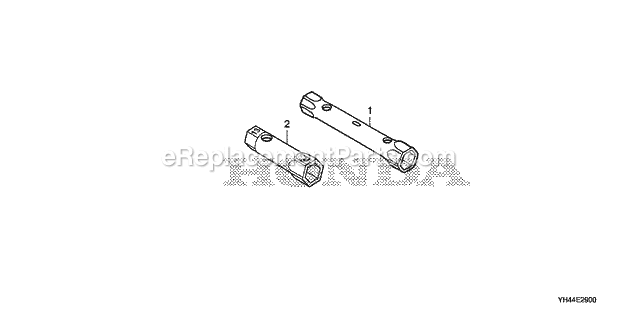 Honda WX10T (Type A)(VIN# GCALT-1000001-9999999) Water Pump Tool Diagram