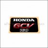 Honda Mark- Emblem - Gcv160 5.5 part number: 87101-ZM0-020