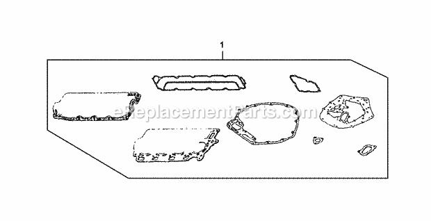 Honda Marine BF130A1 (Type LCA)(1200001-1299999) Gasket Kit (Short Block And Head Assy.) Diagram