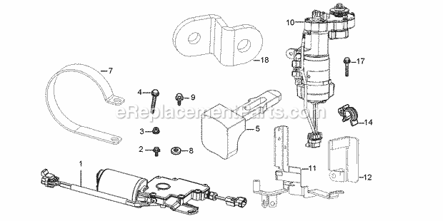 Honda Marine BF200A6 (Type XA)(1400001-1499999)(1100001-9999999) Shift Throttle Activator Diagram