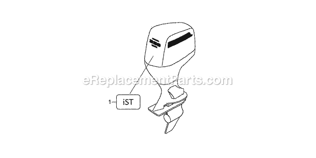 Honda Marine BF200AK1 (Type LA)(1600001-1699999)(1200001-1299999) Ist Decal Diagram