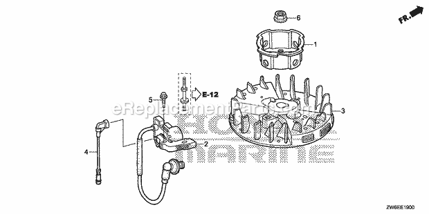 Honda Marine BF2.3DK2 (Type SCHA)(2300001-9999999) Flywheel Diagram