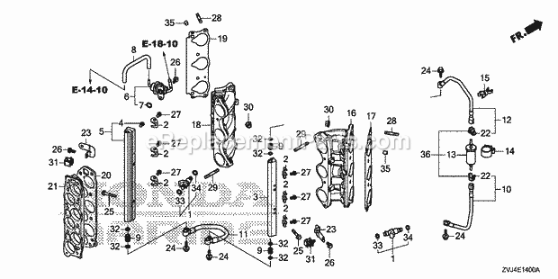 Honda Marine BF250D (Type LDS) Page N Diagram