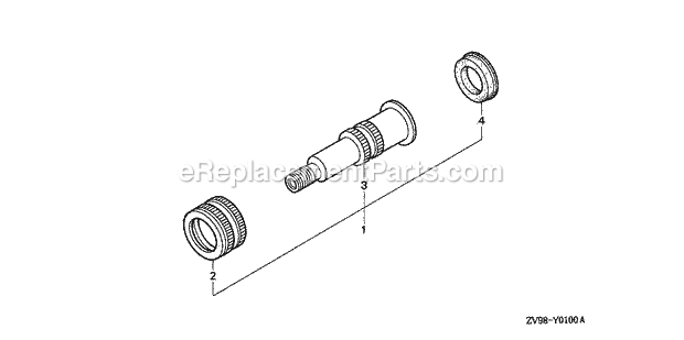 Honda Marine BF30A1 (Type LHA)(3210001-3219999)(2000001-9999999) Water Hose Joint Diagram