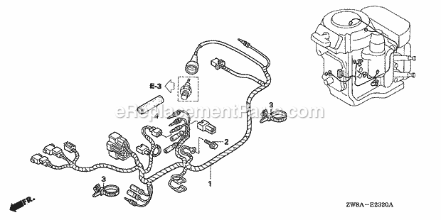 Honda Marine BF9.9D6 (Type LRA)(1500001-1599999)(1000001-1999999) Wire Harness Diagram