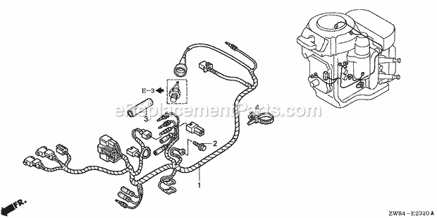 Honda Marine BFP9.9D1 (Type LHA)(1000001-1099999) Wire Harness Diagram