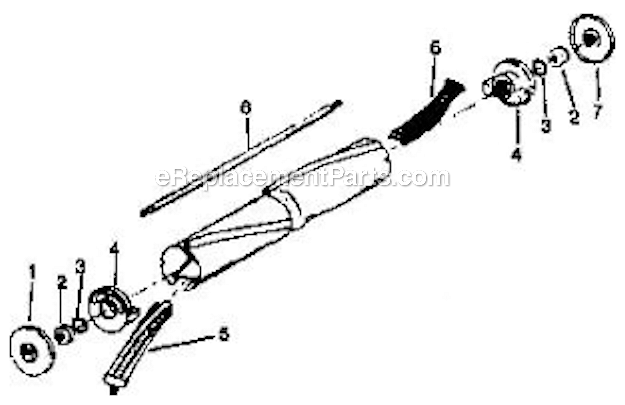 Hoover C1065 Industrial Upright Agitator Diagram