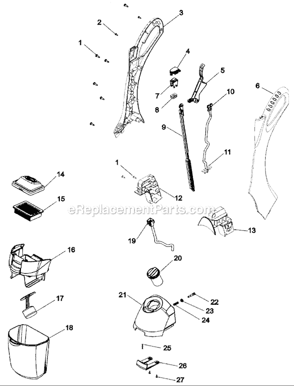 Hoover H2850 FloorMate SpinScrub Page C Diagram