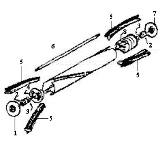 Hoover S3403 Spirit Canister Page C Diagram