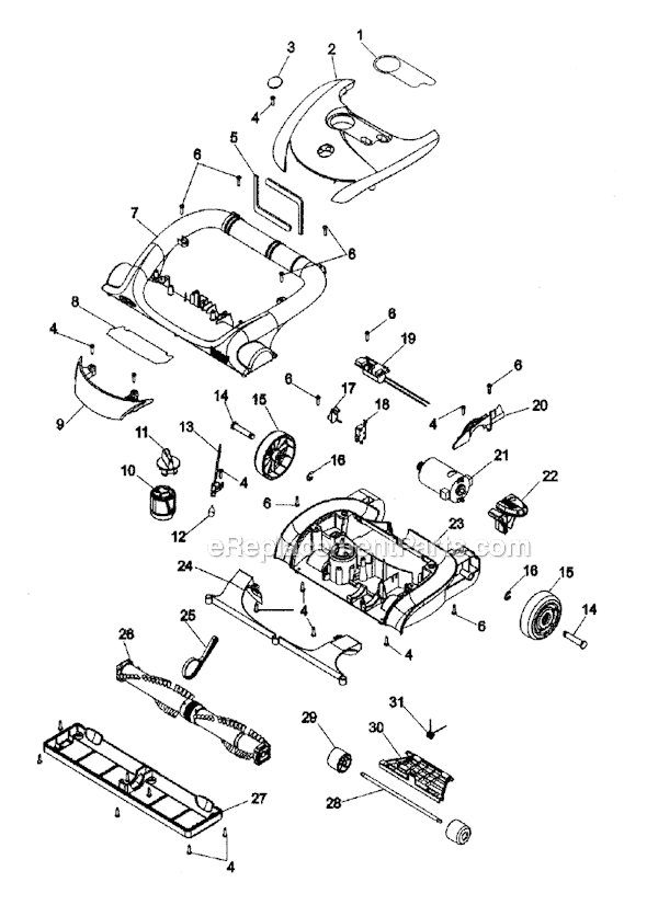 Hoover U8145-900 Savy 2 In 1 Bagged and Bagless Vacuum Page D Diagram