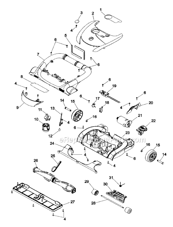 Hoover U8145-900 Savy 2 In 1 Bagged and Bagless Vacuum Page F Diagram