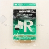 Hoover Type R-30 Filter Bag-5 Pack + 2 Filters part number: H-40101002