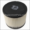 Hoover Cartridge Filter part number: H-43611007