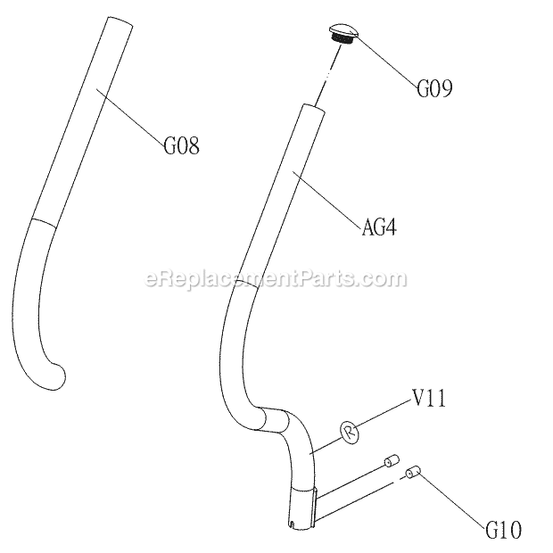 Horizon Fitness CE5.2 (EP534)(2011) Elliptical - Traditional Page I Diagram