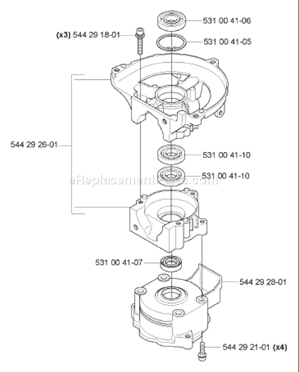 Husqvarna 123 HD 65x (2007-02) Hedge Trimmer Page E Diagram