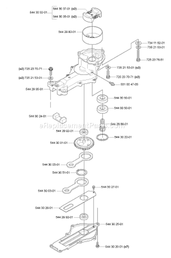 Husqvarna 123 HD 65x (2007-02) Hedge Trimmer Page H Diagram