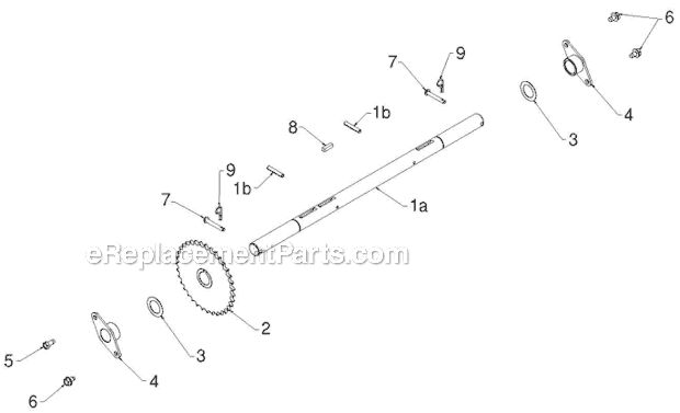 Husqvarna 12530HV (96193007203)(2012-08) Snowblower Drive Diagram