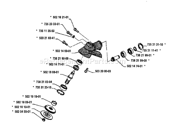 Husqvarna 125 R (1991-11) Line Trimmer Page I Diagram