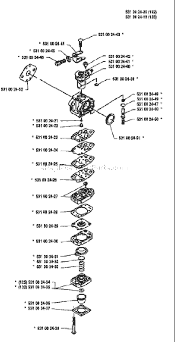 Husqvarna 132 LD (1992-01) Line Trimmer Page D Diagram