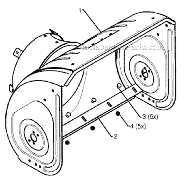 Husqvarna 1830HV (96193005401) (2010-08) Snowblower / Throwers Page F Diagram