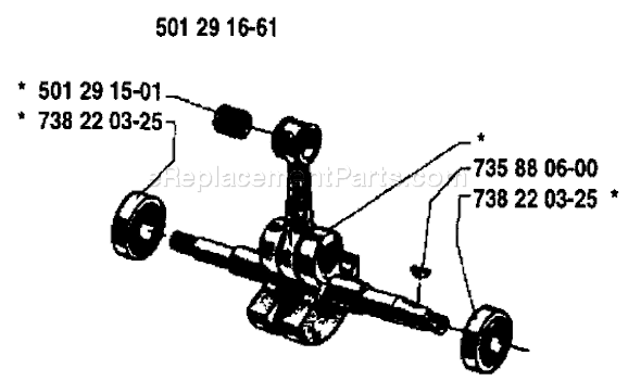 Husqvarna 2100 (1983-11) Chainsaw Page E Diagram