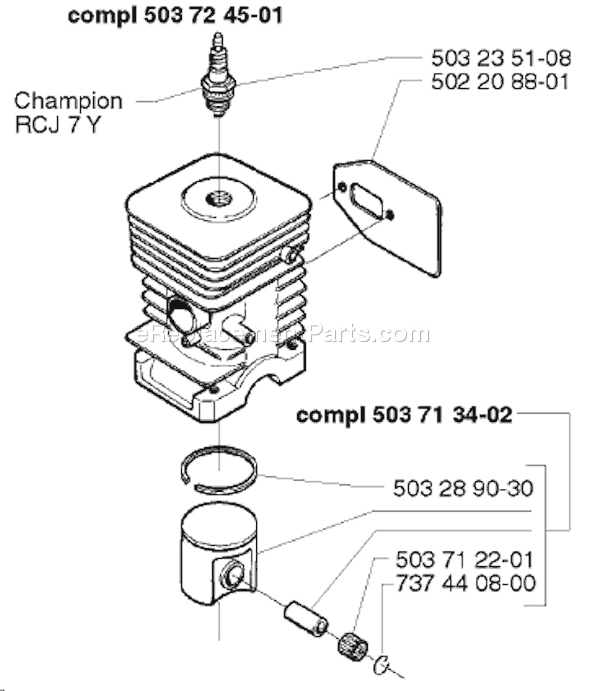 Husqvarna 225 RD (1996-06) Line Trimmer Page L Diagram