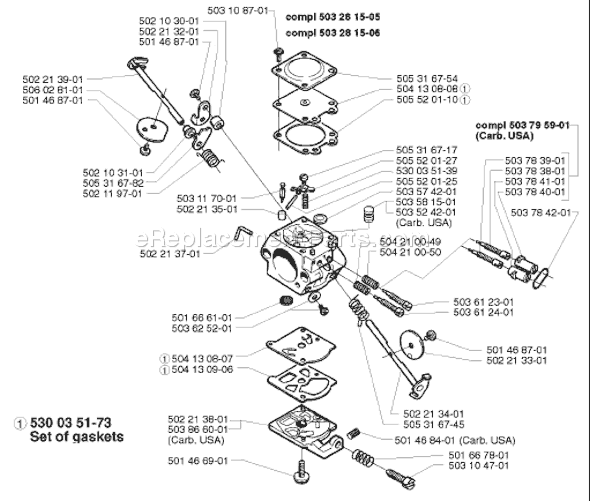 Husqvarna 225 RD (1996-06) Line Trimmer Page C Diagram