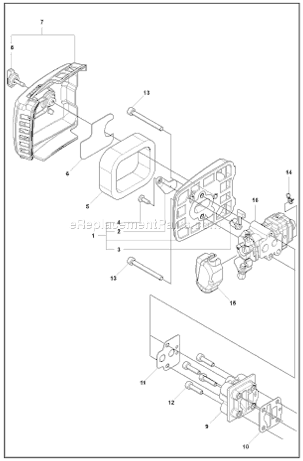 Husqvarna 226 HS 75 S (2008-02) Hedge Trimmer Page C Diagram