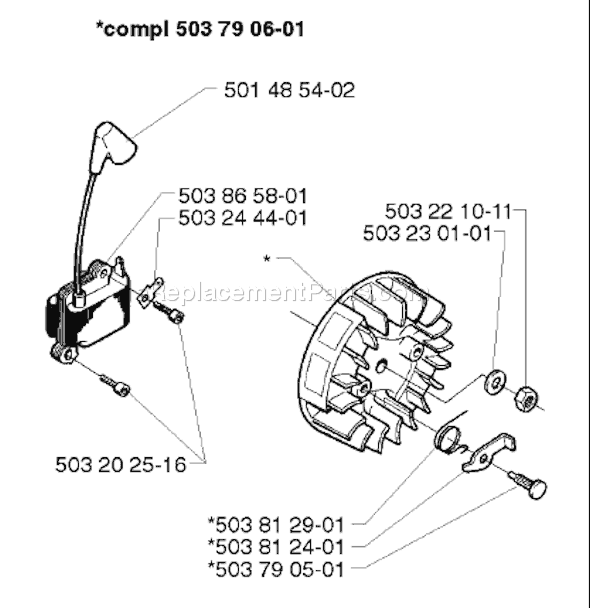 Husqvarna 240 L (1998-11) Line Trimmer Page K Diagram