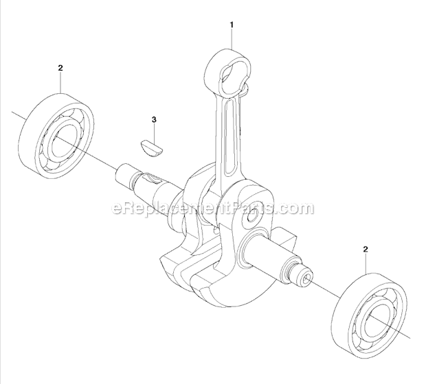 Husqvarna 243RJ (2012-03) Brushcutter Crankshaft Diagram